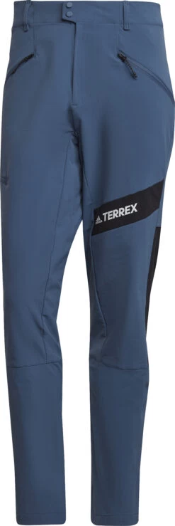 Adidas TERREX Mountaineering Softshell Pants Men, Blauw