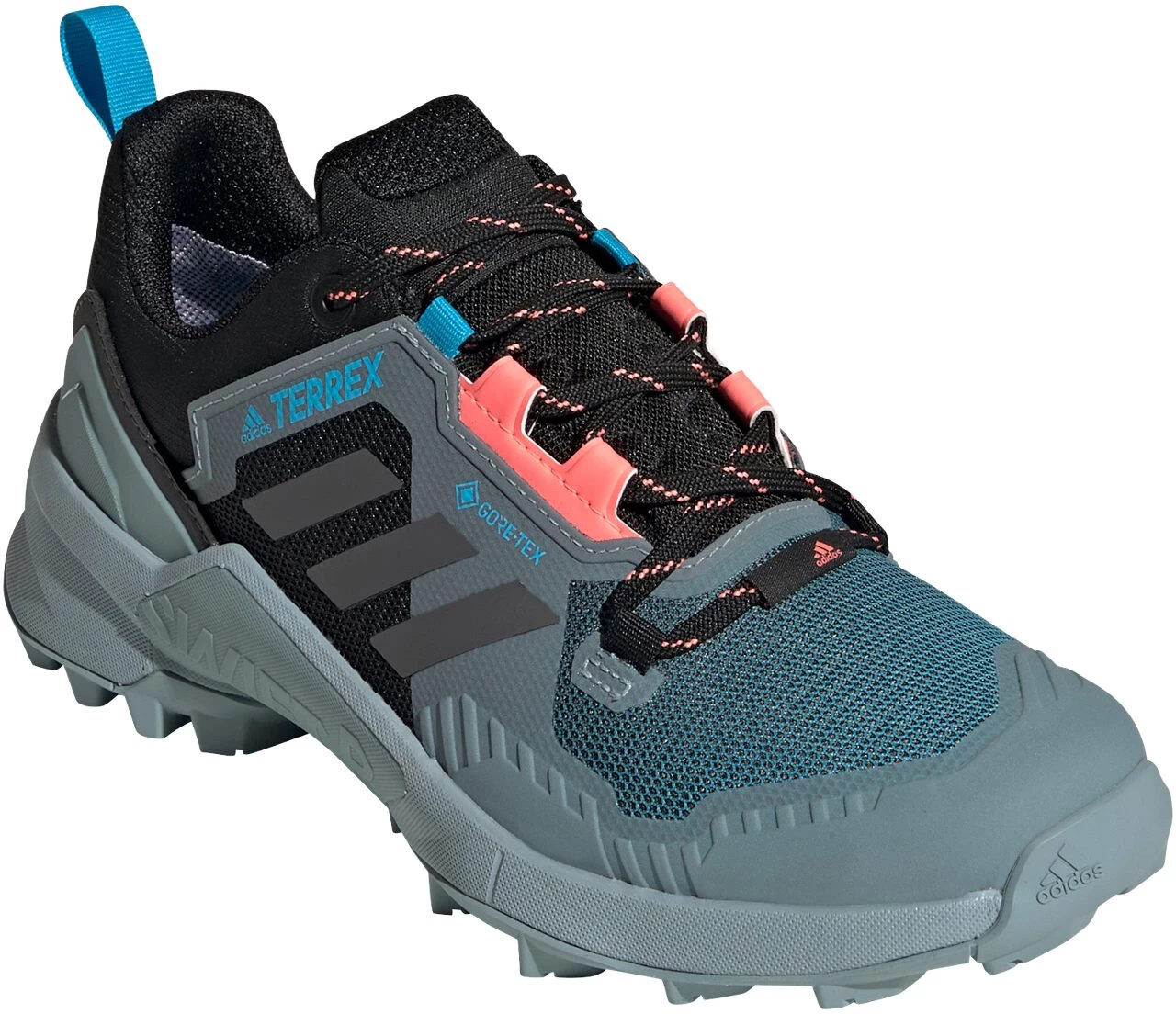 Adidas TERREX Swift R3 Gore-Tex Wandelschoenen Dames, Zwart/blauw