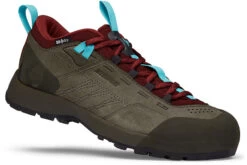 Black Diamond Mission Leather Low WP Approach Schoenen Dames, Bruin/rood