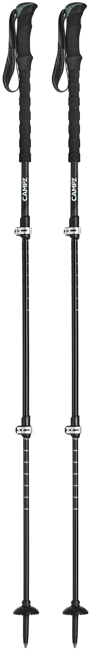 CAMPZ Winter Touring Stokken, Zwart