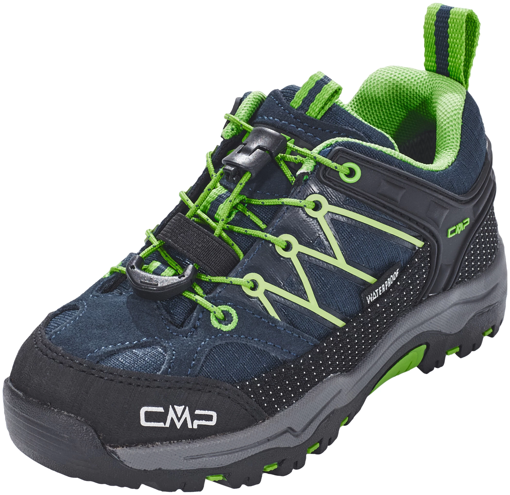 CMP Campagnolo Rigel WP Lage Trekkingschoenen Kinderen, Zwart/blauw