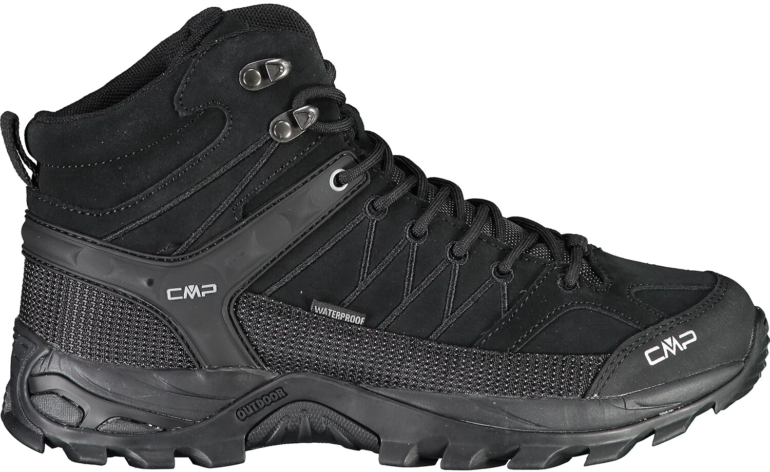 CMP Campagnolo Rigel WP Middelhoge Trekkingschoenen Heren, Zwart