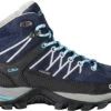 CMP Campagnolo Rigel WP Middelhoge Trekkingschoenen Dames, Blauw/zwart