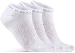 Craft Core Dry Shaftless Socks 3 Pairs, Wit
