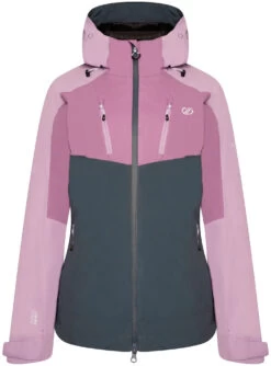 Dare 2b Diverse II Jas Dames, Violet/grijs