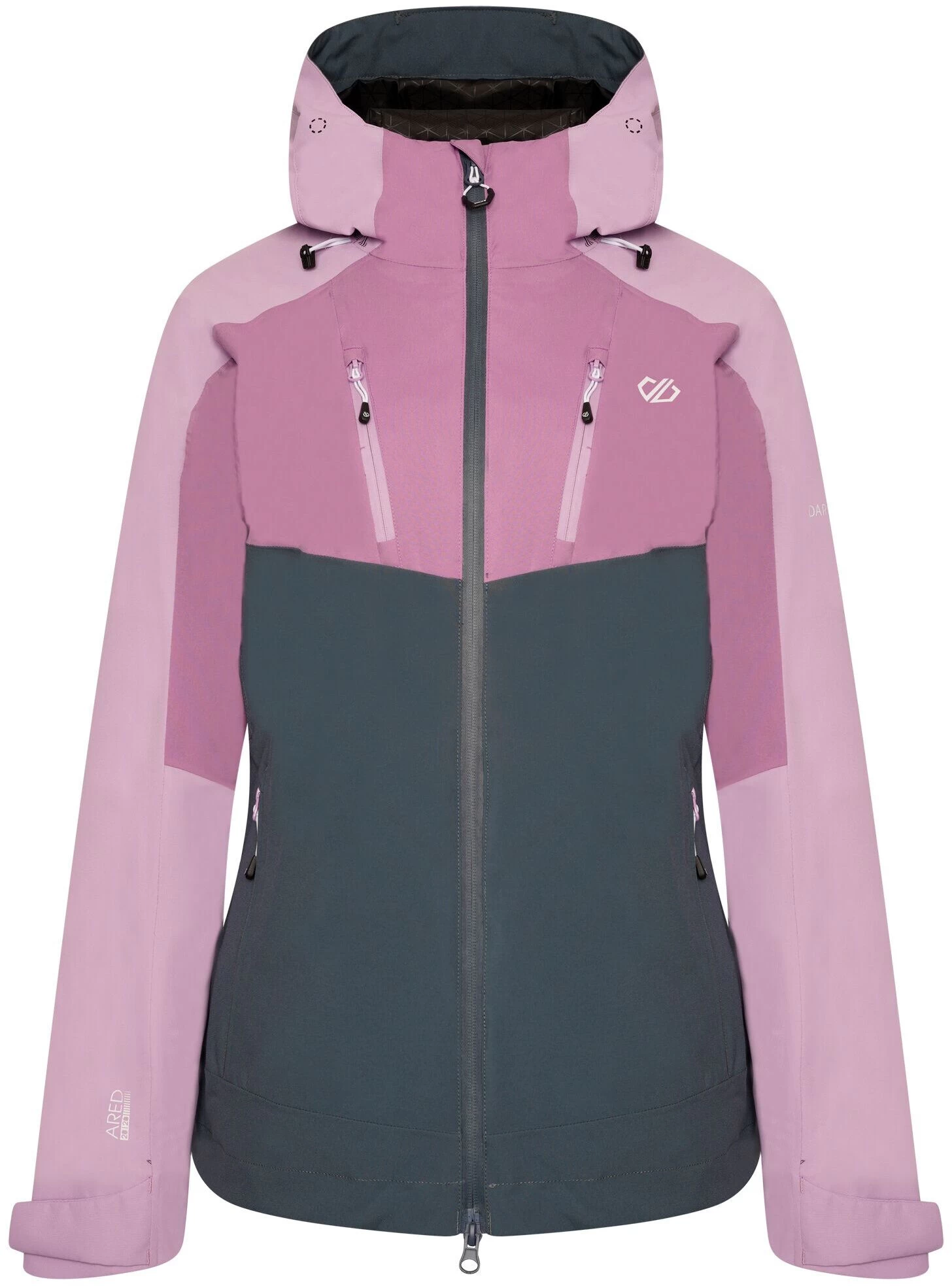 Dare 2b Diverse II Jas Dames, Violet/grijs