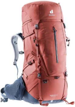 Deuter Aircontact X 60+15 SL Rugzak Dames, Rood