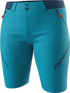 Dynafit Transalper 4 Dynastretch Korte Broek Dames, Blauw