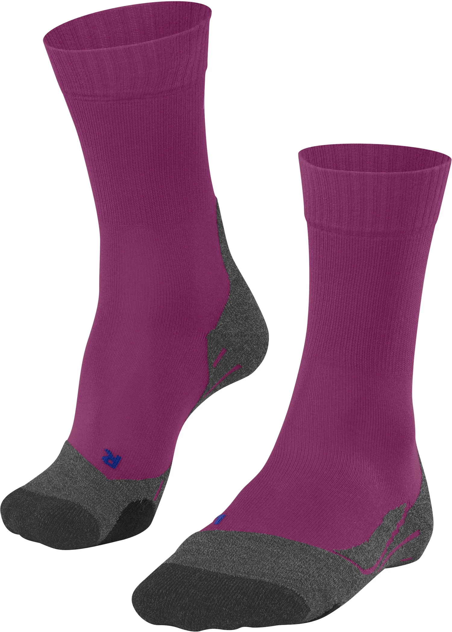 Falke TK2 Cool Trekking Sokken Dames, Violet/grijs