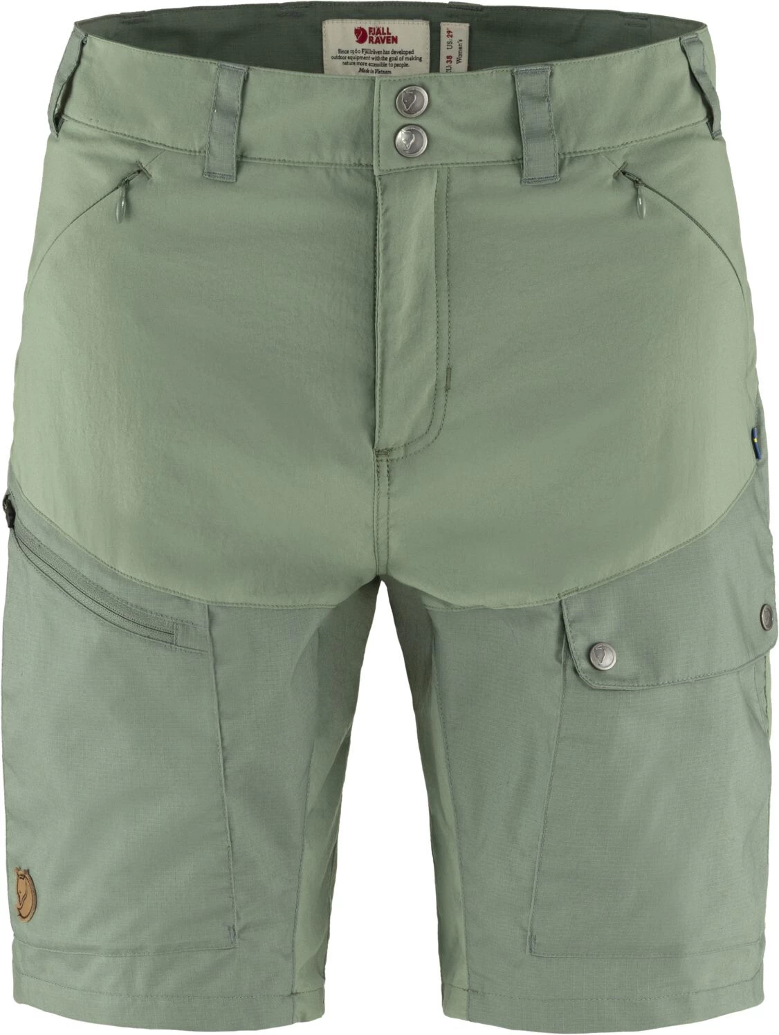 Fjällräven Fjällräven Abisko Midsummer Korte Broek Dames, Groen