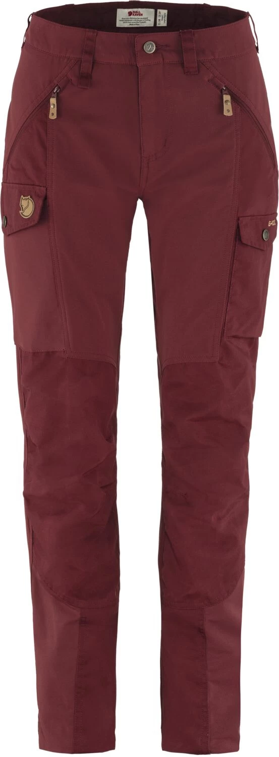 Fjällräven Fjällräven Nikka Curved Broek Dames, Rood