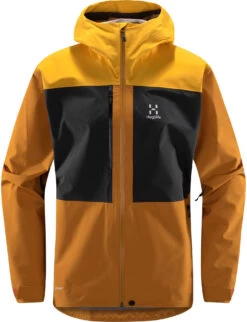 Haglöfs Front Proof Jacket Men, Geel/grijs