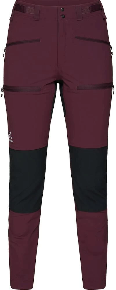 Haglöfs Rugged Slim Broek Dames, Violet/zwart