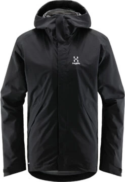 Haglöfs Stuga 3in1 Jas Heren, Zwart