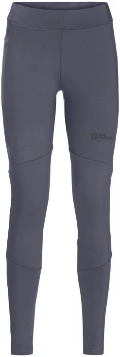 Jack Wolfskin Berntal Tights Women, Grijs