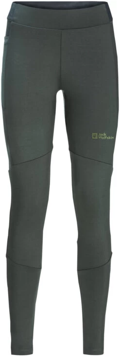 Jack Wolfskin Berntal Tights Women, Groen