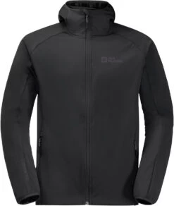 Jack Wolfskin Feldberg Hoody Men, Zwart