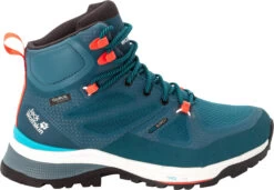Jack Wolfskin Force Striker Texapore Midden Schoenen Dames, Blauw
