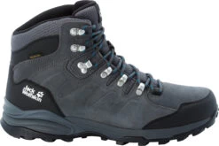 Jack Wolfskin Refugio Texapore Mid Shoes Men, Grijs/zwart