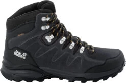 Jack Wolfskin Refugio Texapore Mid Shoes Men, Grijs/geel