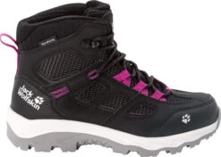 Jack Wolfskin Vojo Texapore Middelhoge Schoenen Kinderen, Zwart