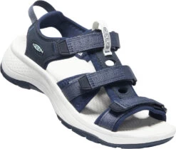 Keen Astoria West Open Toe Sandalen Dames, Blauw/zwart
