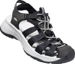 Keen Astoria West Sandalen Dames, Zwart/grijs