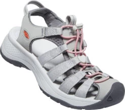 Keen Astoria West Sandalen Dames, Grijs/rood