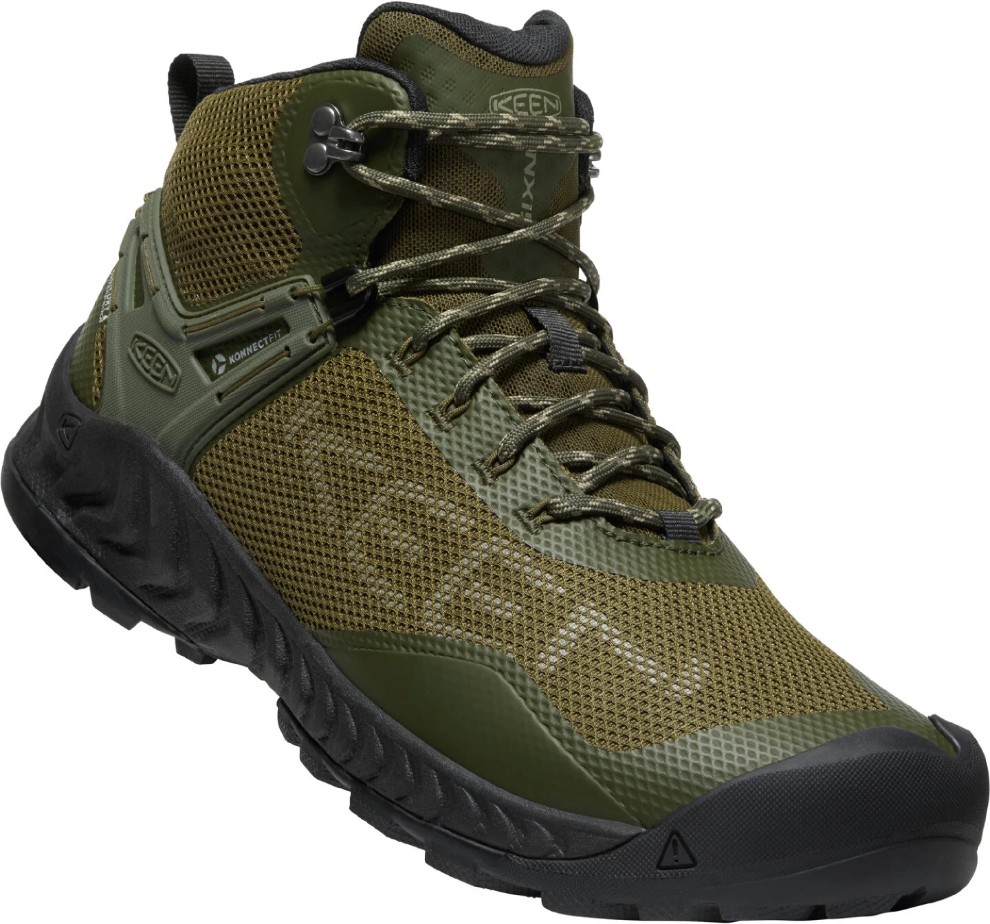 Keen NXIS EVO Mid WP Schoenen Heren, Olijf