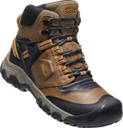 Keen Ridge Flex Mid WP Schoenen Heren, Bruin/zwart