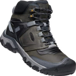 Keen Ridge Flex Mid WP Schoenen Heren, Grijs/zwart