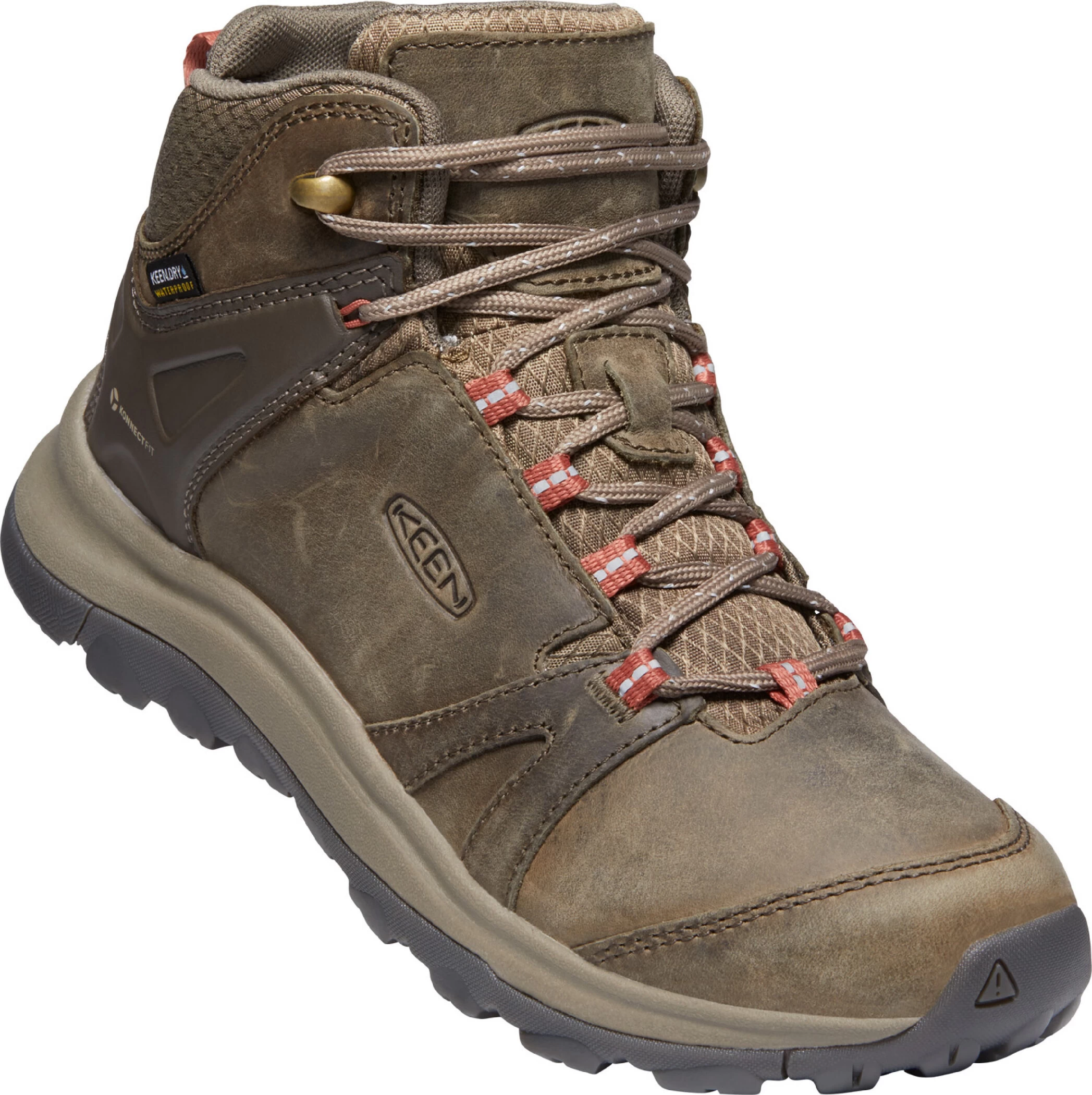 Keen Terradora II Leather Mid WP Schoenen Dames, Bruin