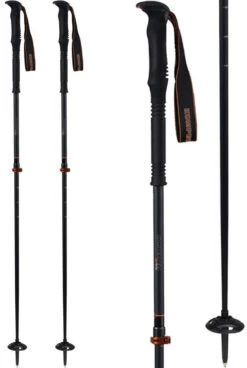 Komperdell Free Touring Ti Palen, Zwart