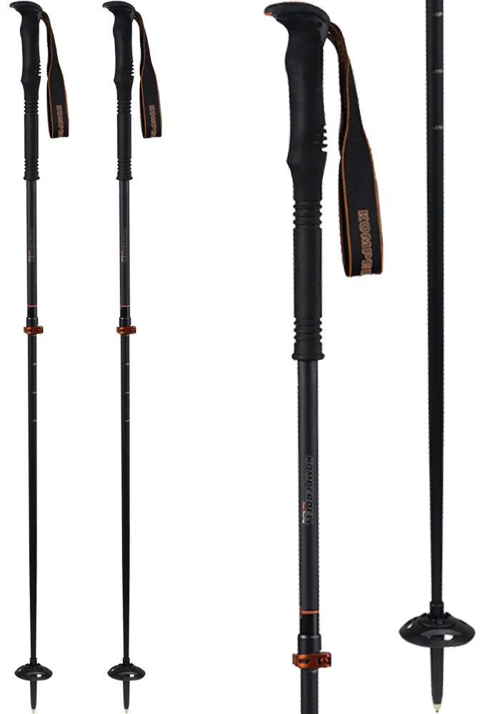 Komperdell Free Touring Ti Palen, Zwart