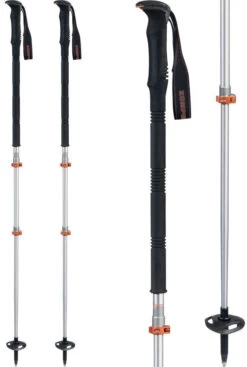 Komperdell Titanal EXP Pro Palen, Zwart/zilver