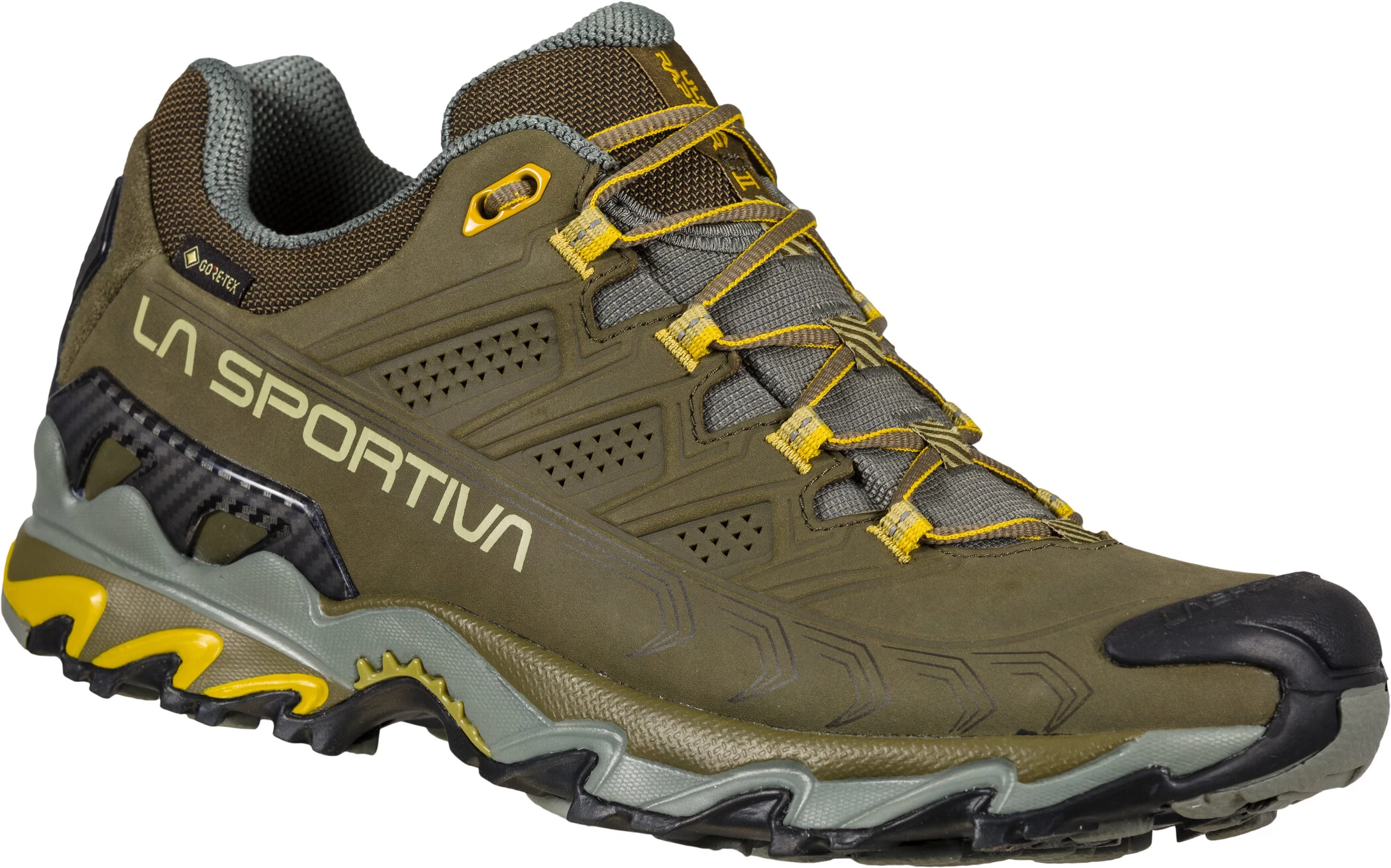 La Sportiva Ultra Raptor II Leather GTX Schoenen Heren, Olijf/geel