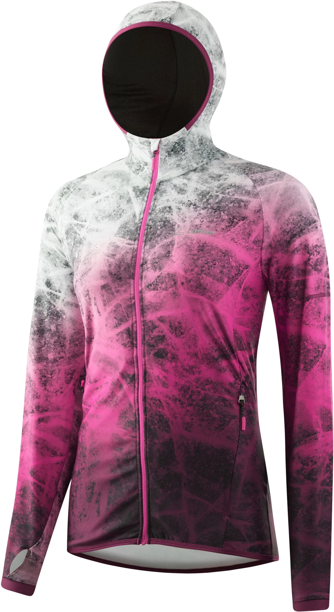 Löffler Arctic Rew Hoody Dames, Rood