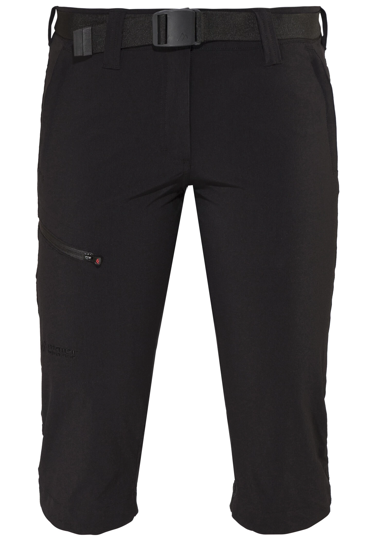 Maier Sports Inara Slim Korte Broek Dames, Zwart