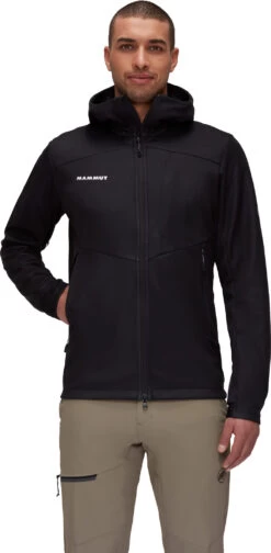 Mammut Ultimate VII SO Hooded Jacket Heren, Zwart