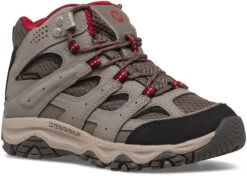 Merrell Moab 3 Waterproof Midden Schoenen Kinderen, Grijs/rood