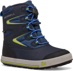 Merrell Snow Bank 3.0 Waterproof Laarzen Kinderen, Blauw
