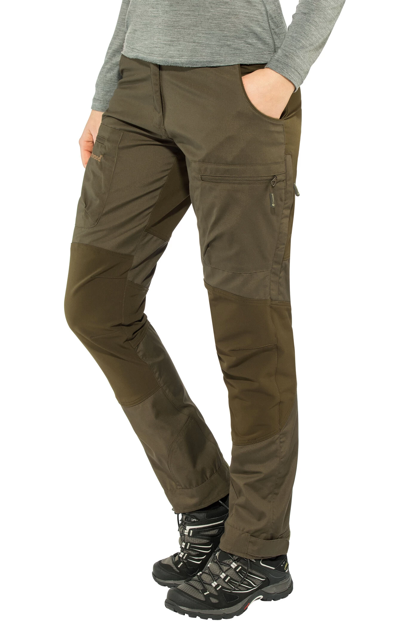 Pinewood Caribou TC Broek Dames, Olijf