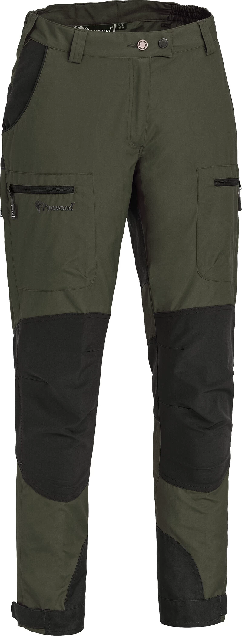 Pinewood Caribou TC Broek Dames, Groen/zwart