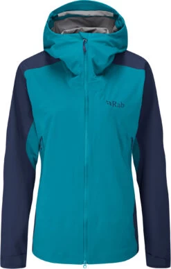 Rab Kinetic Alpine 2.0 Jas Dames, Blauw