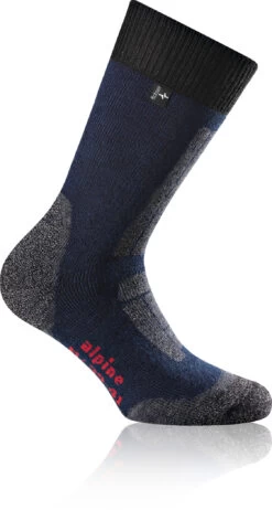 Rohner Alpine Trekking L/R Sokken, Blauw/grijs