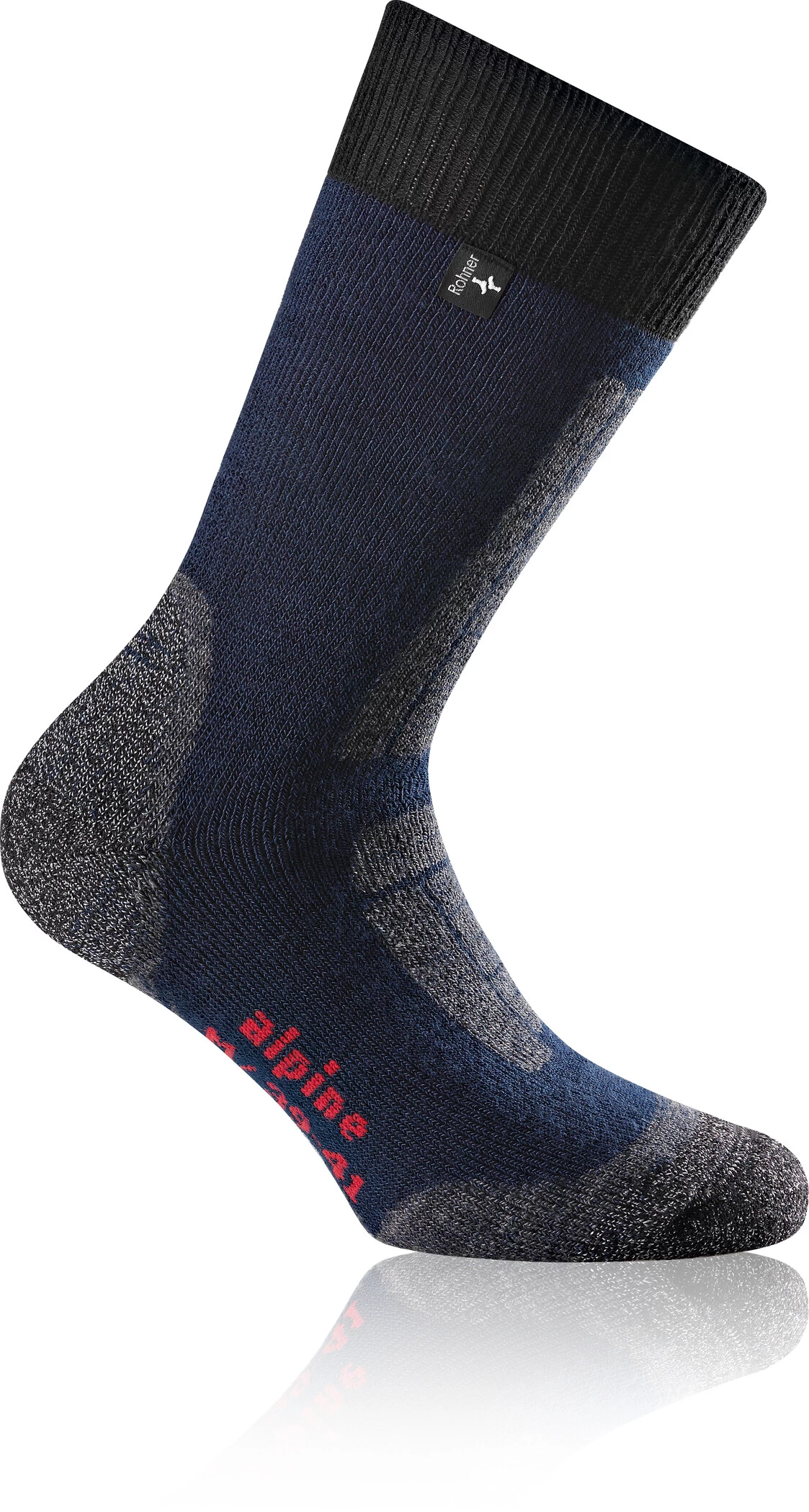 Rohner Alpine Trekking L/R Sokken, Blauw/grijs