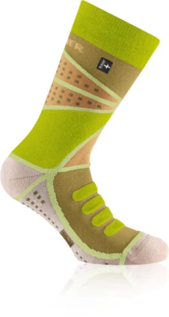 Rohner Copper Trek L/R Sokken, Groen/bruin