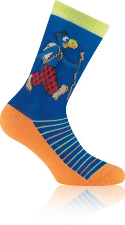 Rohner Globi Trekking Sokken Kinderen, Blauw/oranje