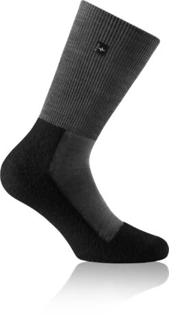 Rohner Original SupeR Light Sokken, Grijs/zwart