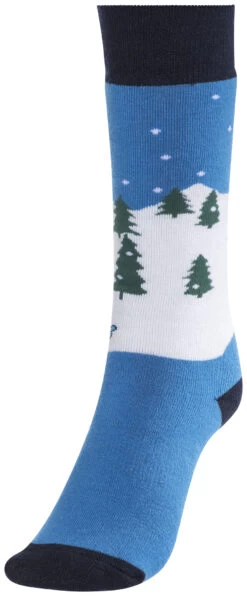 Rohner Pinguin Sokken Kinderen, Blauw/wit